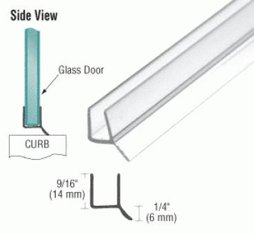 Dichtung für 10mm Dusche