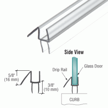 unterer Wasserabstreifer für 12mm Glas kaufen