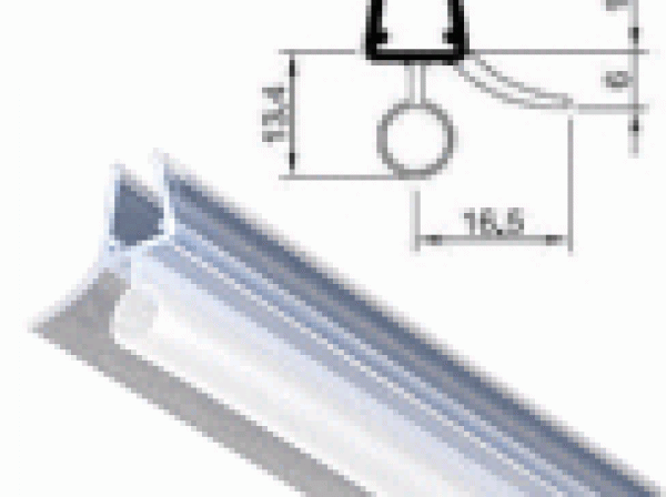 untere Glasduschendichtung