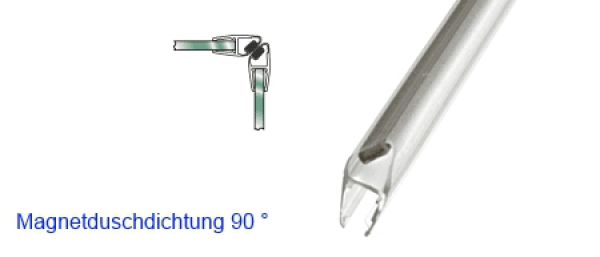 magnetische Glaskabinen Dichtung