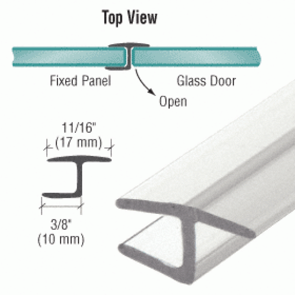 Polycarbonat Dichtung mit hartem 180° Anschlag, 6 mm