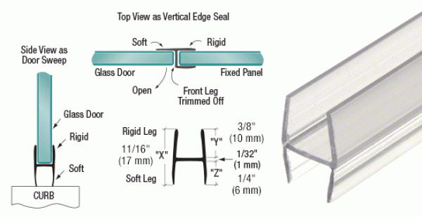 H Dichtung für 10 mm Glas kaufen