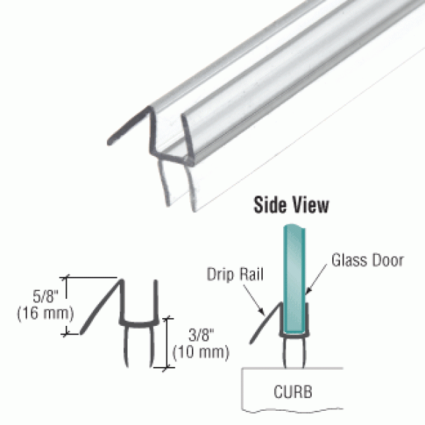 Bodendichtung mit zweifachem Abstreifer und Wasserabweiser, 6 mm