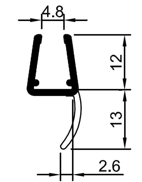 Seitendichtung Glasdusche kaufen