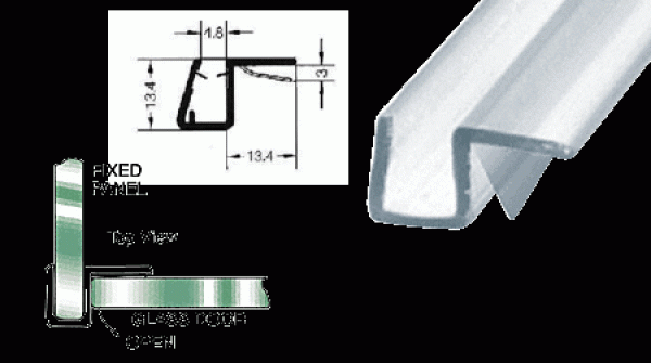 Anschlagsprofil 90° 8mm Glas kaufen