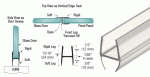 H Dichtung für Glasdusche