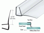 Duschdichtung 12mm Seite transparent